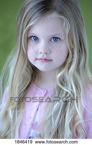 Portrait of a girl View Large Photo Image Stock Photo - Portrait of a girl. Fotosearch