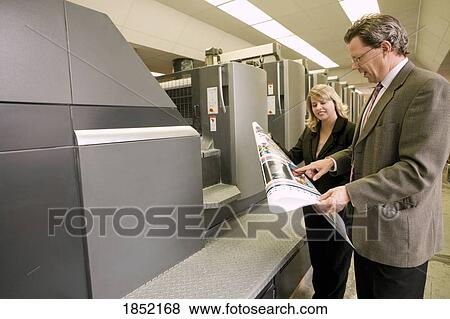 Stock Photo - Proofing product from printer. Fotosearch