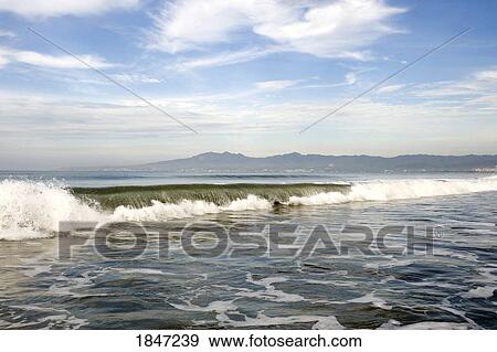 Stock Photo - Puerto Vallarta, Mexico; Waves. Fotosearch