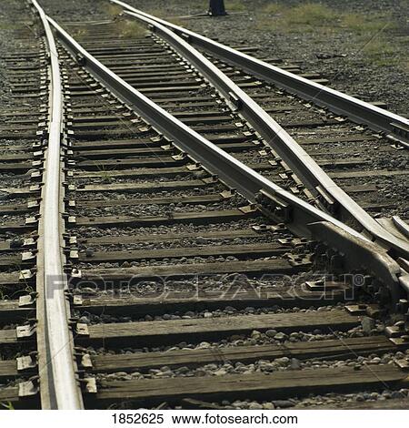 Rail tracks switches View Large Photo Image Stock Photography - Rail tracks switches. Fotosearch