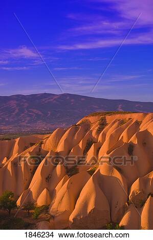 Picture - Rock formations in Goreme National Park, Cappadocia, Anatolia, Nevsehir province, Turkey. Fotosearch