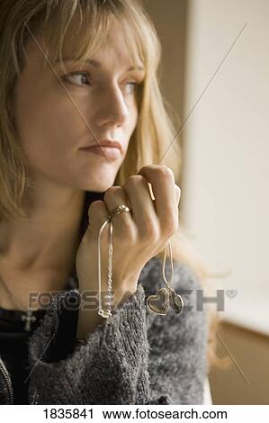 Stock Image - Sad woman. Fotosearch