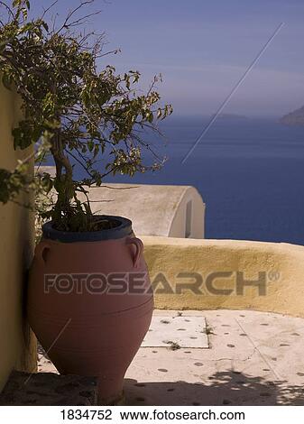 Stock Image - Santorini, Greece . Fotosearch