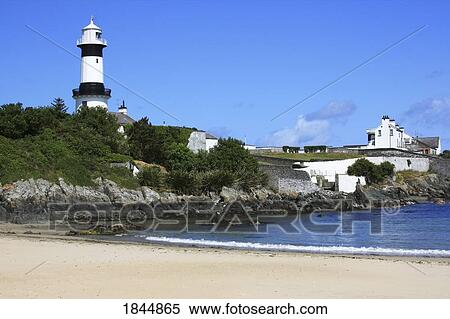 Stock Photography - Shrove Lighthouse, Greencastle, County Donegal, Ireland. Fotosearch