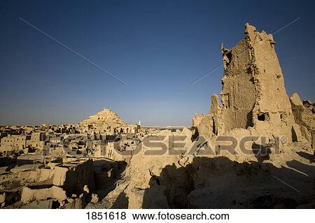 Stock Photo - Siwa Oasis, Egypt; 13th Century Fortress of Shali. Fotosearch