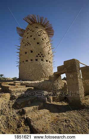 Siwa Oasis, Egypt; A mud brick pigeon house View Large Photo Image Stock Image - Siwa Oasis, Egypt; A mud brick pigeon house. Fotosearch