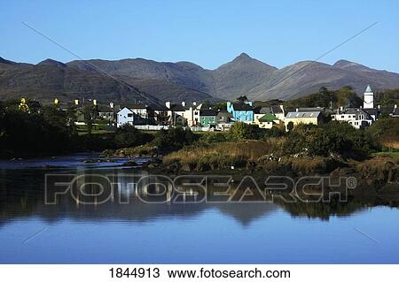 Sneem, River Sneem, Iveragh Peninsula, Ring of Kerry, County Kerry, Ireland View Large Photo Image Stock Image - Sneem, River Sneem, Iveragh Peninsula, Ring of Kerry, County Kerry, Ireland. Fotosearch