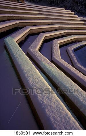 Snow covered seats View Large Photo Image Stock Image - Snow covered seats. Fotosearch