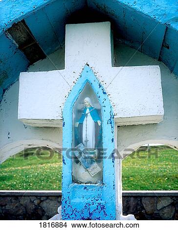 Picture - St Dervla's Well, Blacksod Point, Co Kerry, Ireland. Fotosearch