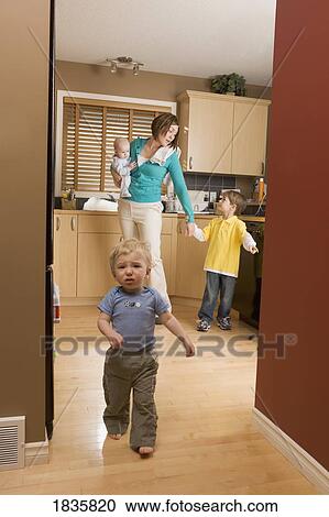 Stock Image - Stay at home mom. Fotosearch