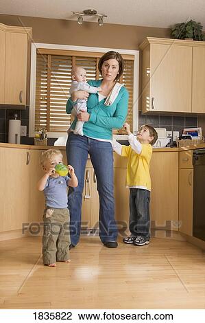 Stay at home mom View Large Photo Image Stock Image - Stay at home mom. Fotosearch