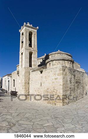 Picture - Stone building with bell tower. Fotosearch