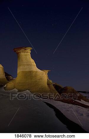 Stock Photo - The Badlands, Drumheller, Alberta, Canada . Fotosearch