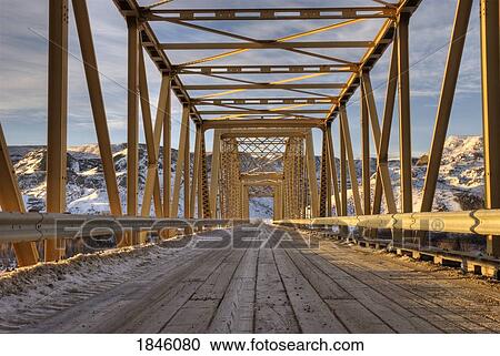 Stock Image - The deck of a bridge. Fotosearch
