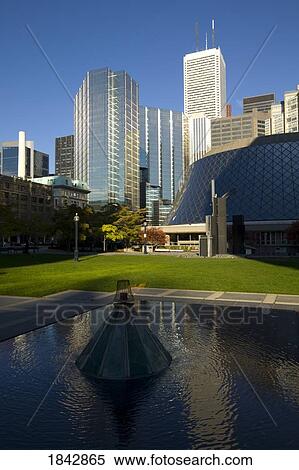 Toronto, Ontario, Canada; King street and Roy Thompson Hall View Large Photo Image Stock Photography - Toronto, Ontario, Canada; King street and Roy Thompson Hall. Fotosearch
