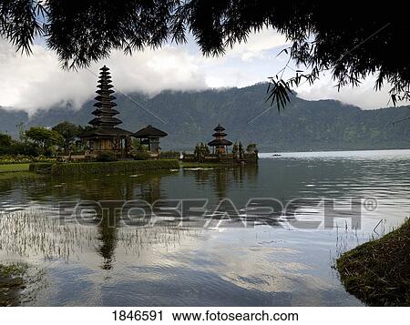 Ulun Danu Temple on Beratan Lake; Bali, Indonesia View Large Photo Image Stock Image - Ulun Danu Temple on Beratan Lake; Bali, Indonesia. Fotosearch