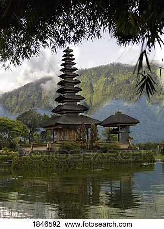 Ulun Danu Temple on Beratan Lake; Bali, Indonesia View Large Photo Image Stock Image - Ulun Danu Temple on Beratan Lake; Bali, Indonesia. Fotosearch