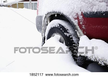 Vehicle stuck in the snow View Large Photo Image Stock Photo - Vehicle stuck in the snow. Fotosearch