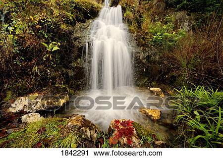 Waterfall View Large Photo Image Stock Image - Waterfall. Fotosearch