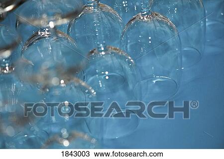 Stock Image - Wine glasses. Fotosearch