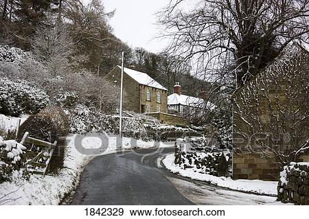Stock Photo - Winter road. Fotosearch