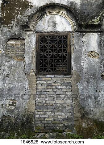 Yangshuo, Guilin, Guangxi Province, China; Weathered building View Large Photo Image Stock Photo - Yangshuo, Guilin, Guangxi Province, China; Weathered building. Fotosearch