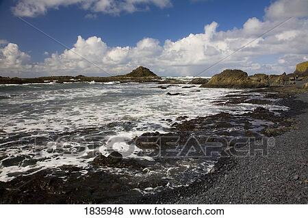 Stock Photo - Yaquina Point, Oregon Coast, Oregon, USA. Fotosearch