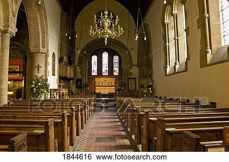 Yorkshire, England; Church interior View Large Photo Image Stock Photograph - Yorkshire, England; Church interior. Fotosearch