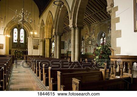 Yorkshire, England; Church interior View Large Photo Image Stock Photography - Yorkshire, England; Church interior. Fotosearch