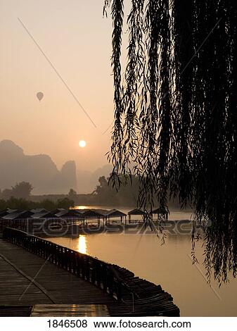 Yulong River, Guangxi, Zhuang Province, China View Large Photo Image Stock Photo - Yulong River, Guangxi, Zhuang Province, China. Fotosearch