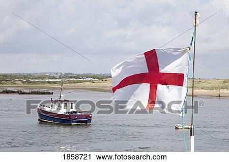Stock Image - Amble Harbour, Northumberland, England. Fotosearch