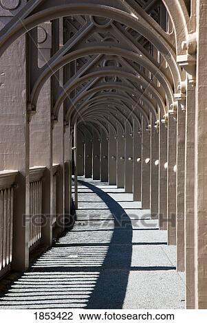 Arched walkway View Large Photo Image Stock Image - Arched walkway. Fotosearch