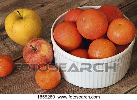 Stock Image - Bowl of fruit. Fotosearch