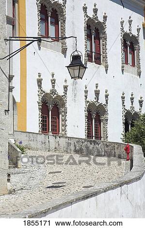 Stock Image - Building, Sintra, Portugal. Fotosearch