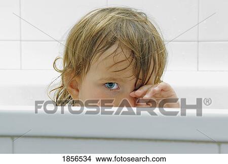 Child in bath tub View Large Photo Image Picture - Child in bath tub. Fotosearch