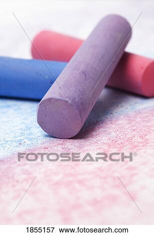 Stock Photo - Colored chalk. Fotosearch