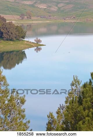 Conde de Guadalhorce Reservoir, Ardales Nature Park, Malaga, Spain View Large Photo Image Stock Photo - Conde de Guadalhorce Reservoir, Ardales Nature Park, Malaga, Spain. Fotosearch