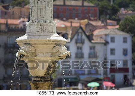 Stock Image - Fountain, Sintra, Portugal. Fotosearch