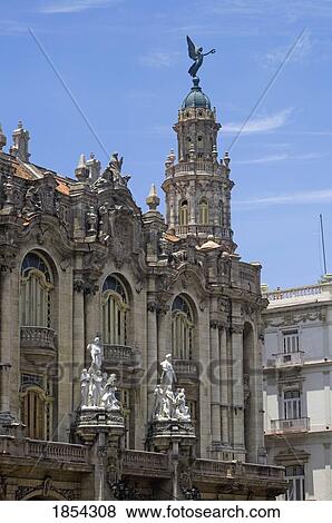 Stock Photo - Great Theatre of Havana, Cuba. Fotosearch