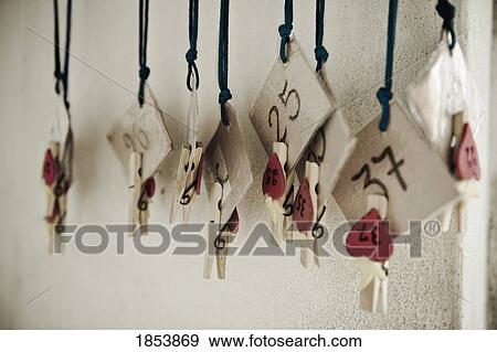 Stock Photo - Numbered tags. Fotosearch