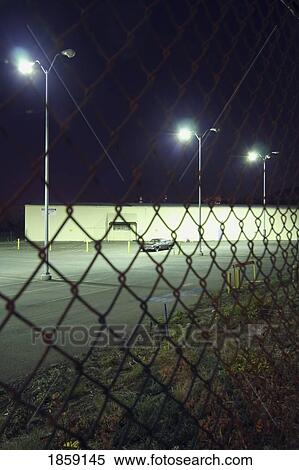 Parking lot at night View Large Photo Image Stock Photography - Parking lot at night. Fotosearch
