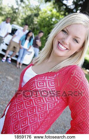 Portrait of a young woman View Large Photo Image Stock Photograph - Portrait of a young woman. Fotosearch