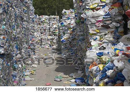 Recycling bundles plastic and metal; Granby, Quebec, Canada View Large Photo Image Stock Photo - Recycling bundles plastic and metal; Granby, Quebec, Canada. Fotosearch