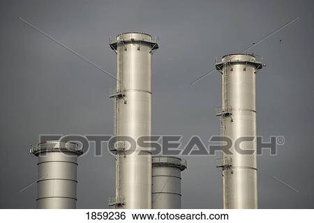 Smoke stacks View Large Photo Image Stock Photograph - Smoke stacks. Fotosearch