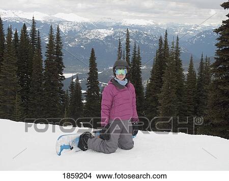 Snowboarder, Whistler, British Columbia, Canada View Large Photo Image Picture - Snowboarder, Whistler, British Columbia, Canada. Fotosearch