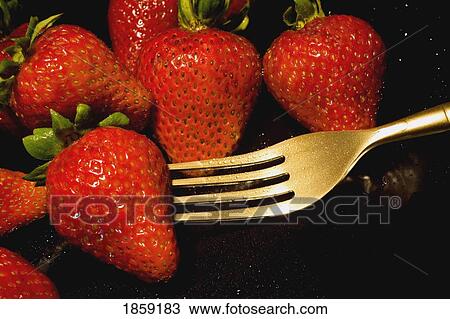 Stock Image - Strawberries. Fotosearch