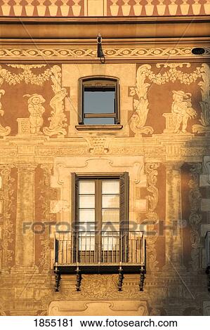 Sunlit building, Barcelona, Spain View Large Photo Image Stock Image - Sunlit building, Barcelona, Spain. Fotosearch
