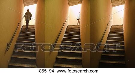 Picture - Three stairwells. Fotosearch