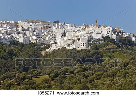 Stock Image - Vejer de la Frontera, Cadiz Province, Spain. Fotosearch