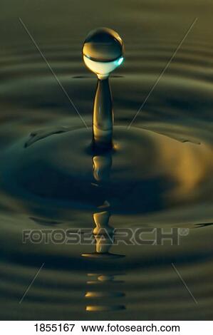 Stock Photo - Water drop. Fotosearch